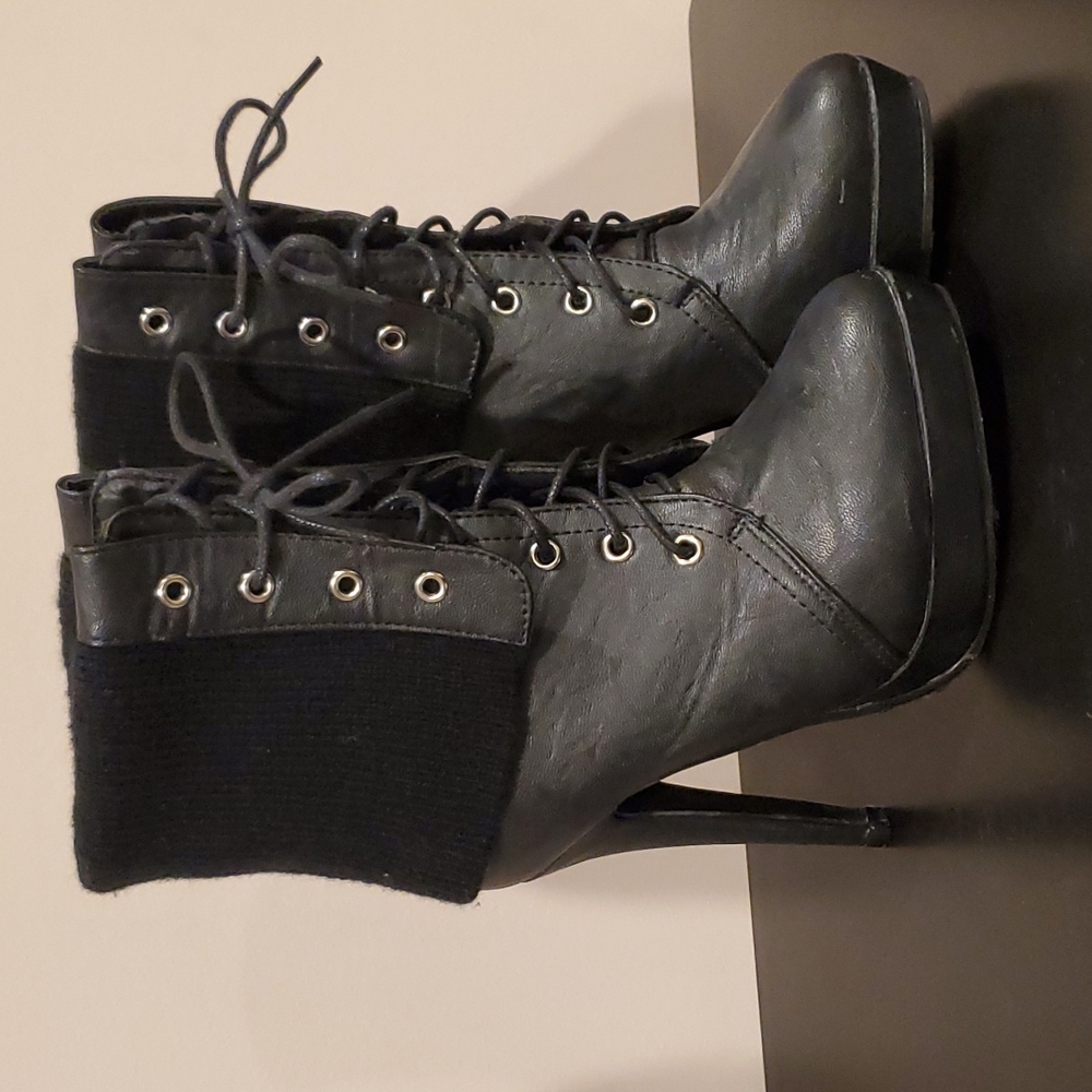 Black booties